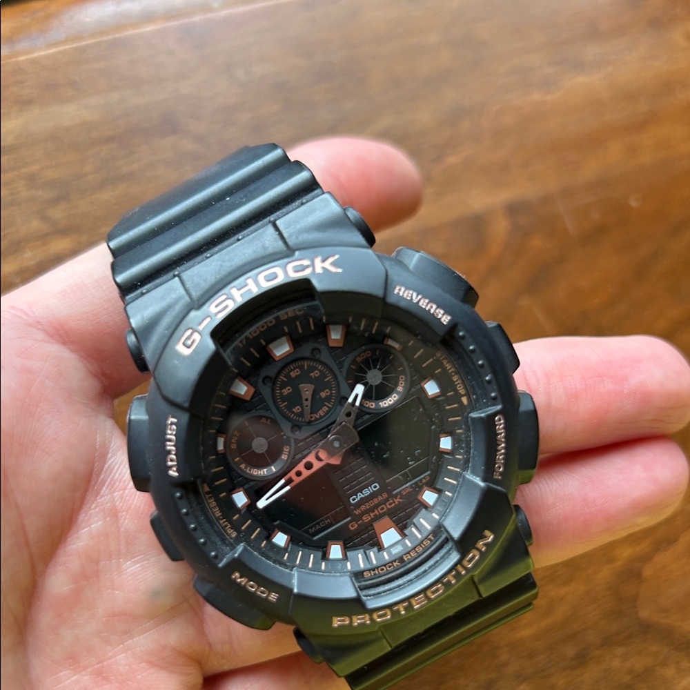 Casio G-Shock Black and Silver Watch